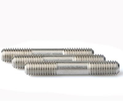 China Stainless steel stainless steel end double studs factory direct finished double stud bolt m10 m12 m16 for sale