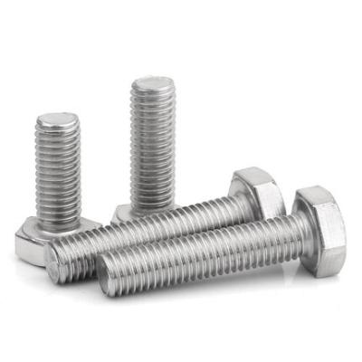 China DIN933 stainless steel all head bolt sus304 outer hexagon teeth stainless steel hexagon screws for sale