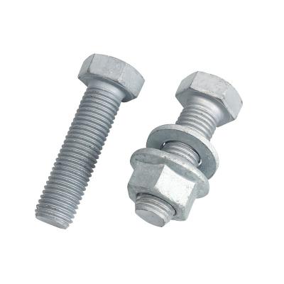 China High Strength Stainless Steel Factory Supplier Hex Bolt For Structural Bolt Hot Dip Galvanized Steel Structural Heavy Hex Bolts And Nuts for sale