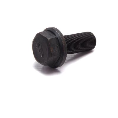 China Steel Din 6921 Black Head Hex Flange Bolt DIN6921 Oxide Hex Flange Bolts for sale