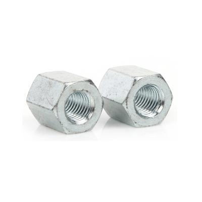 China Heavy Industry Blue And White Galvanized Hex Nuts With Size 1.5d DIN6330 Hex Nuts With Size 1.5d for sale