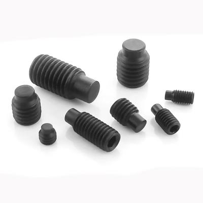 China HEX Carbon Steel Hex Socket Set Screws With Dog Point DIN 915 Hex Socket Set Screws With Dog Point for sale