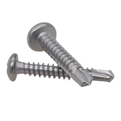 China DIN 7504 Automotive Industry Stainless Steel SUS410 Cross Recessed Pan Head Drilling Screws for sale