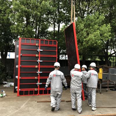 China TECON High Performance Manufacturing Modern Reusable Steel Formwork Panel for sale