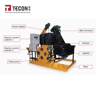 China TECON concrete 3 in 1 foam concrete mixer machine price concrete machines for sale