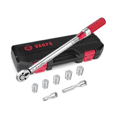 China Repair Handtool Spanner Socket Set 1/4-inch Car Repair Tool Ratchet Torque Wrench for sale