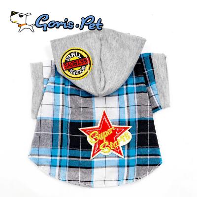 China Sustainable Wholesale Spring Dog Hoodies Shirts Clothes For Dogs Cotton Pet Accessoriories for sale