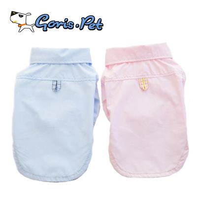 China Sustainable Wholesale Dog Clothes Summer Pet T Shirts For Small Dogs Comfortable Cotton Pet Accessories for sale