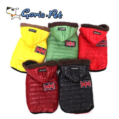 China Sustainable Winter Warm Cotton Padded Waterproof Dog Coat And Jackets for sale