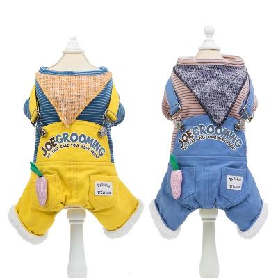 China Sustainable Sport Plaid Knitted Dog Jumpers Coats With Pockets for sale