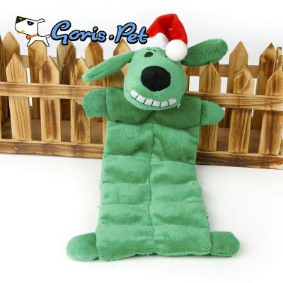 China Sustainable Funny Custom Christmas Pet Dog Squeaky Chew Toys for sale