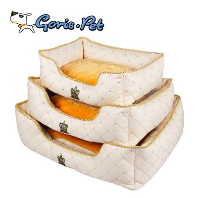 China Factory Sustainable High Quality GorisPet Comfortable Pet Memory Foam Large Dog Beds for sale