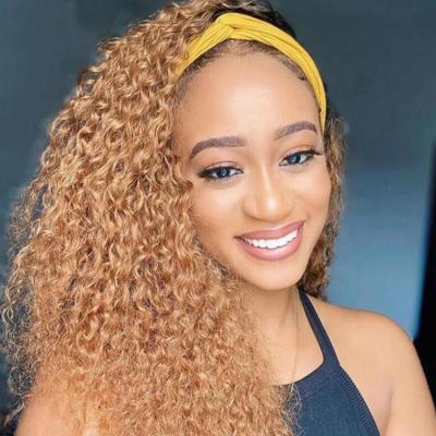 China Afro Wave 1B/Burgundy Ponytail Hair Wrap Wig Ombre 99J Highlight Silky Straight Blonde Hairband Wigs Brazilian Deep Curly Ponytail Hair Wig for sale