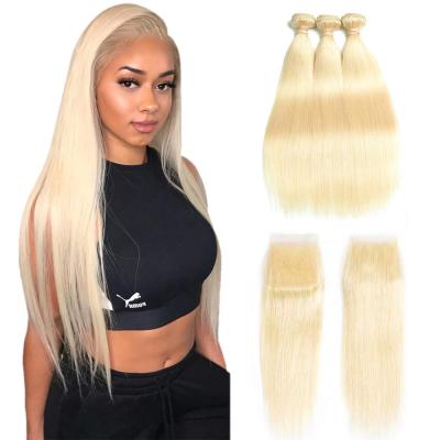 China Brazilian Silky Straight HD Lace Closure Wave HD 613 Blonde Silky Straight HD Lace Closure With Virgin Remy Human Hair Pre-Plucke for sale