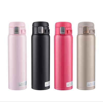 China Hot Sale 500ml Double Wall Stainless Steel Vacuum Bike Water Bottle Eco Friendly Sustainable With Lock for sale