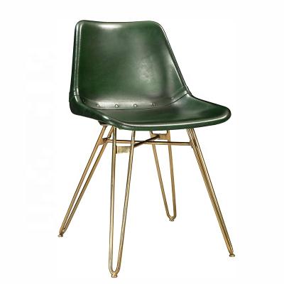 China (Size) 2022 Free Shipping Adjustable Plastic Dining Chair With Steel Metal Base In Green for sale