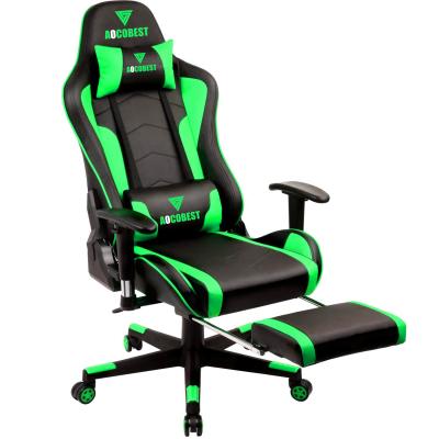 China JX-1159 Adjustable PC Computer Gaming Chair Racing Silla Gamer Convertible Cheap Gaming Chair (Height) for sale