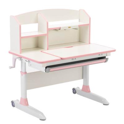 China Traditional Height Tilt School Furniture Art Reading Table Kids Study Adjustable Ergonomic Desks with Drawers for Children Students for sale