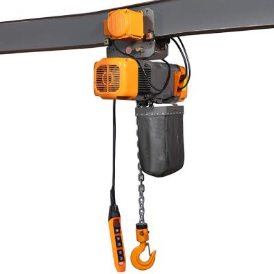 China High Quality Electric Chain Hoist 3ton Three Motor Hoist Lifting Equipment Mobile Construction Crane With Trolley for sale