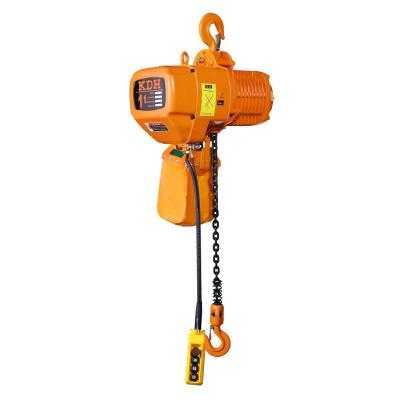 China Hoisting Equipment HHBB 0.5 - 5 Ton Workshop Electric Chain Hoist with Hook for sale