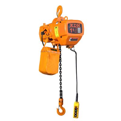 China 1 ton electric chain hoist, cheap electric hoist, HHBB mini electric chain hoist for sale 1 ton for sale