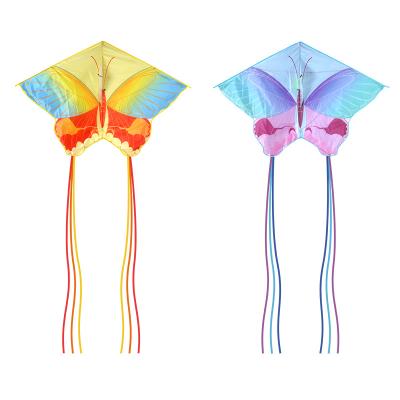 China Polyester 1400mm long tail butterfly kite, new model Polyester Kites OEM Customized Logo Color China The Kite Factory for sale