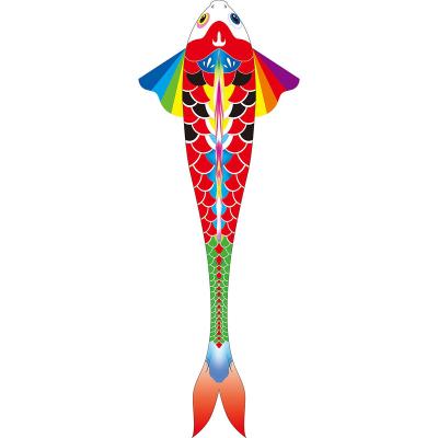 China Polyester 6 meter long koi goldfish Kite wholesale, kites for adults easy to fly OEM Customized Logo Colour for sale