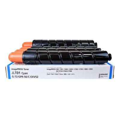 China COMPATIBLE Compatible Canon NPG72 GPR56 C-EXV52 T01 Color Toner Cartridge Canon IRC7570/C7565 C7580 Toner for sale