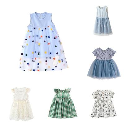 China Anti-wrinkle children's clothing girls to wear long dresses summer dress long red tutu dress for children wearing for sale