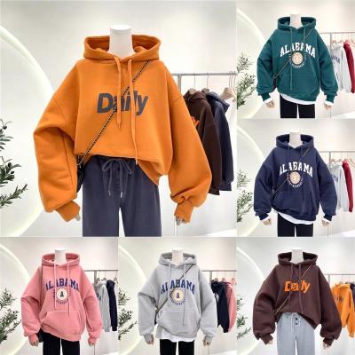 China High Quality Custom Crop Logo Sweatshirt Gym Pullover Hood Anti-wrinkle Sweatshirt Solid Color Top Women's Blank Hoodie for sale