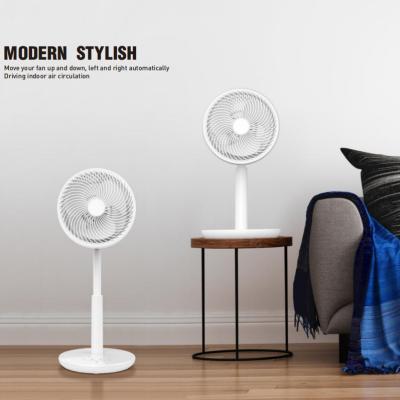 China 12 Propeller Speeds To Choose Morden Chamber 3 Modes Height Adjustment Floor Standing ABS Injection Color Electric Air Flow Fans for sale