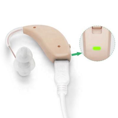 China Modarate Hearing Healthcare Supplies BTE Hearing Aid Ear Sound Amplifier Earphone For Elderly for sale