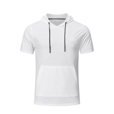 China New Jogger 2021 Breathable Custom Luxury Custom Workout Polyester White Hoode Top for sale