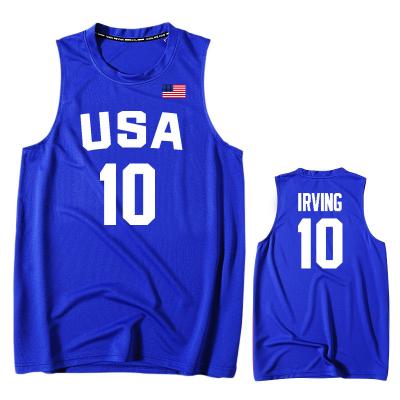 China Wholesale Fashion Cheap Sportswear Breathable Black Basketball Uniform Tank Top Sets Wear Men for sale