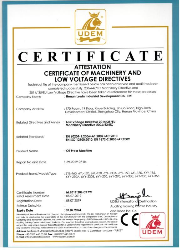 CE - Henan Leeho Trading Co., Ltd.