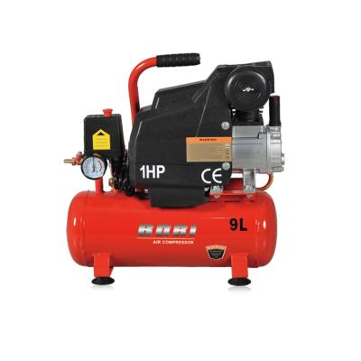 China Small 9L Red Color Air Compressor Lubricated Direct Air Compressor for sale