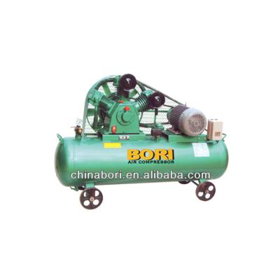 China Lubricated 46CFM 10 HP 280L 2 Stage 3 Cylinder Piston Air Compressor HTA-100 3 Stage for sale