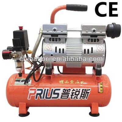 China OIL-LESS Factory 9L Reliable Silent Oil Free Mini Air Compressor for sale