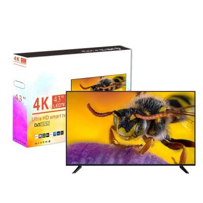 China Smart Tv 43inch Ultra HD 4K LED TV Manufacturer Television 43 Inch Living Room TV Manufacturer for sale