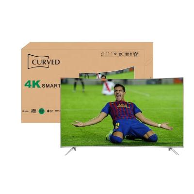 China Wholesale Living Room Hotel TV Curved TV 55 Inch LCD LED TV 55 Inch Smart TV 4K UHD Television for sale