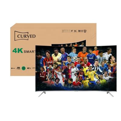 China Curved TV 65 Inch Ultra HD LED TV 65 Inch Full Screen Curved Price Living Room Hotel TV 65 Inch Smart TV for sale