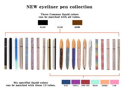 China 2020 New Eyeliner Adhesive Eyeliner Glue Pen Waterproof Fashionable Magic Pencil Tube for sale