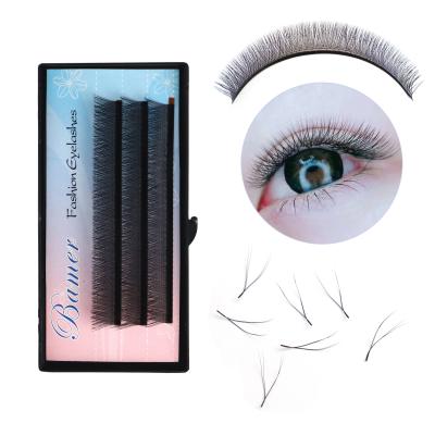 China Natural Clean Label Jet Black Eyelash Extension Private Label Fluffy Eye Lashesh Extensions Different for sale