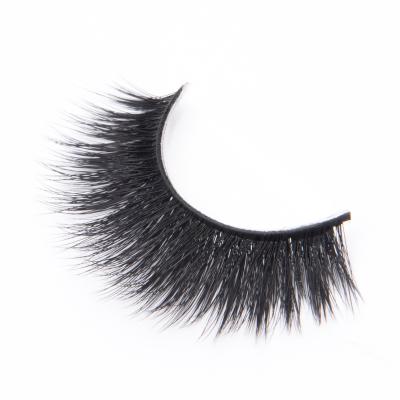 China Crisscross 501 Private Label Silk False Eyelashes Natural Mink Lashes Lashes for sale