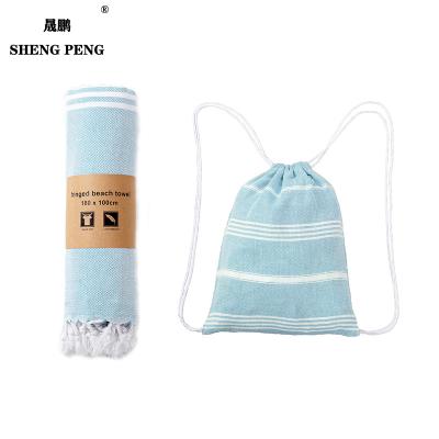 China Custom Wholesale Hypoallergenic Cotton 100% Quick Dry rpet Tassels Turkish Beach Towel For Summer for sale