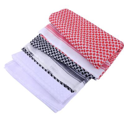 China Dubai Muslim Hijab Printed Mens Headscarf Square Arabic Headscarf Turban for sale