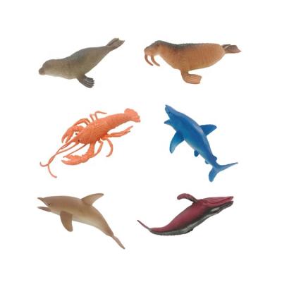 China Educative ; Factory Interactive Original Highly Cost Effective Plastic Toy Marine Animal Figurines for sale