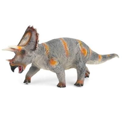 China Educative ; Interactive; Cost Effective High Quality Voice Vinyl Toy Triceratops Dinosaur for sale