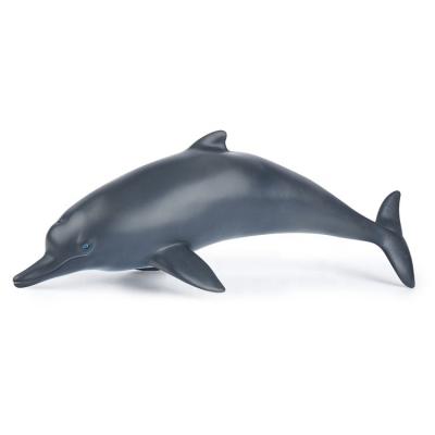 China Educative ; Interactive Simulate Large Stuffed Dolphin Plastic Animal Model Marine Life Giant Marine Animal for sale