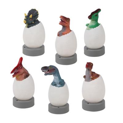 China Creative Cute LED Dinosaur Egg Night Light Cartoon Gift Dinosaur Toys for sale